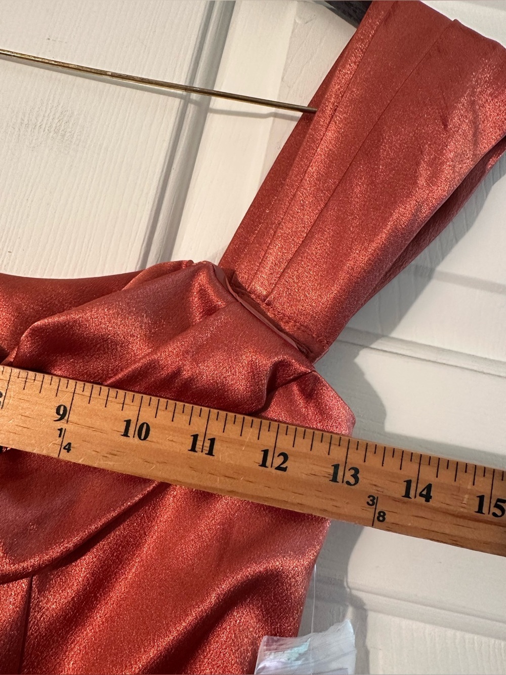 BIRDY GRAY XS Wedding Formal MIA Shiny Satin Maxi Dress Terracotta Convertible - Picture 14 of 16